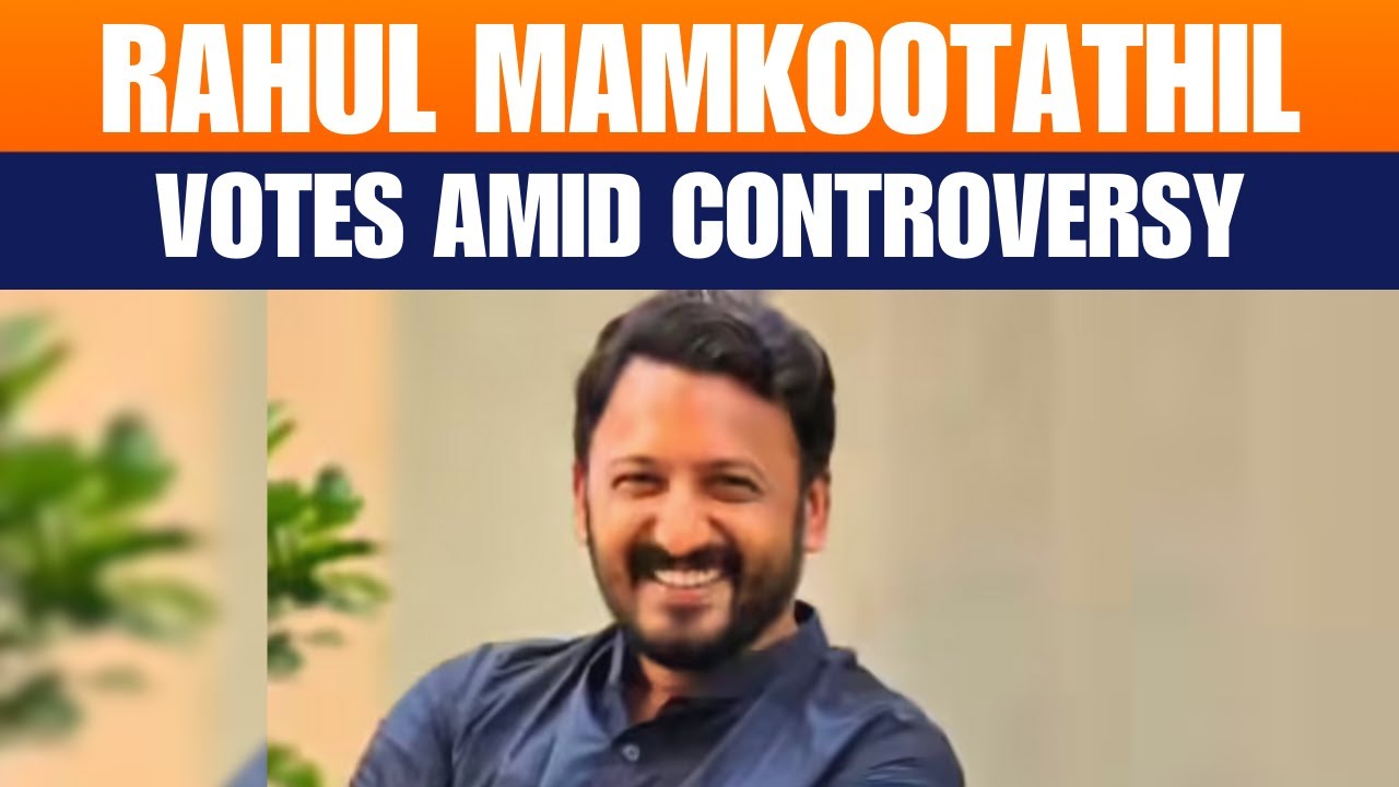 Rahul Mamkootathil Casts Vote in Kerala After Two Weeks in Hiding | Palakkad MLA | News9
