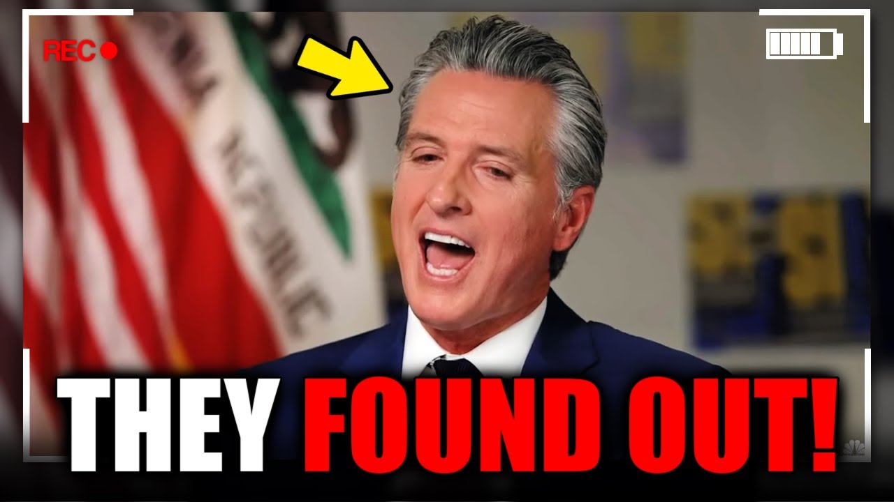 Gavin Newsom in PANIC MODE After Getting FULLY EXPOSED