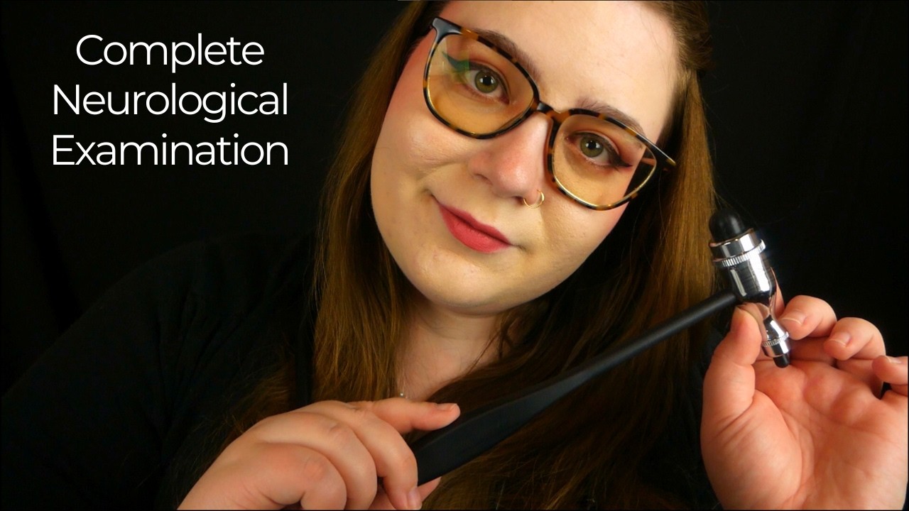 Complete Neurological Examination (Cranial Nerves, Sensory Exam, Cognition Tests) 🩺 ASMR Medical RP