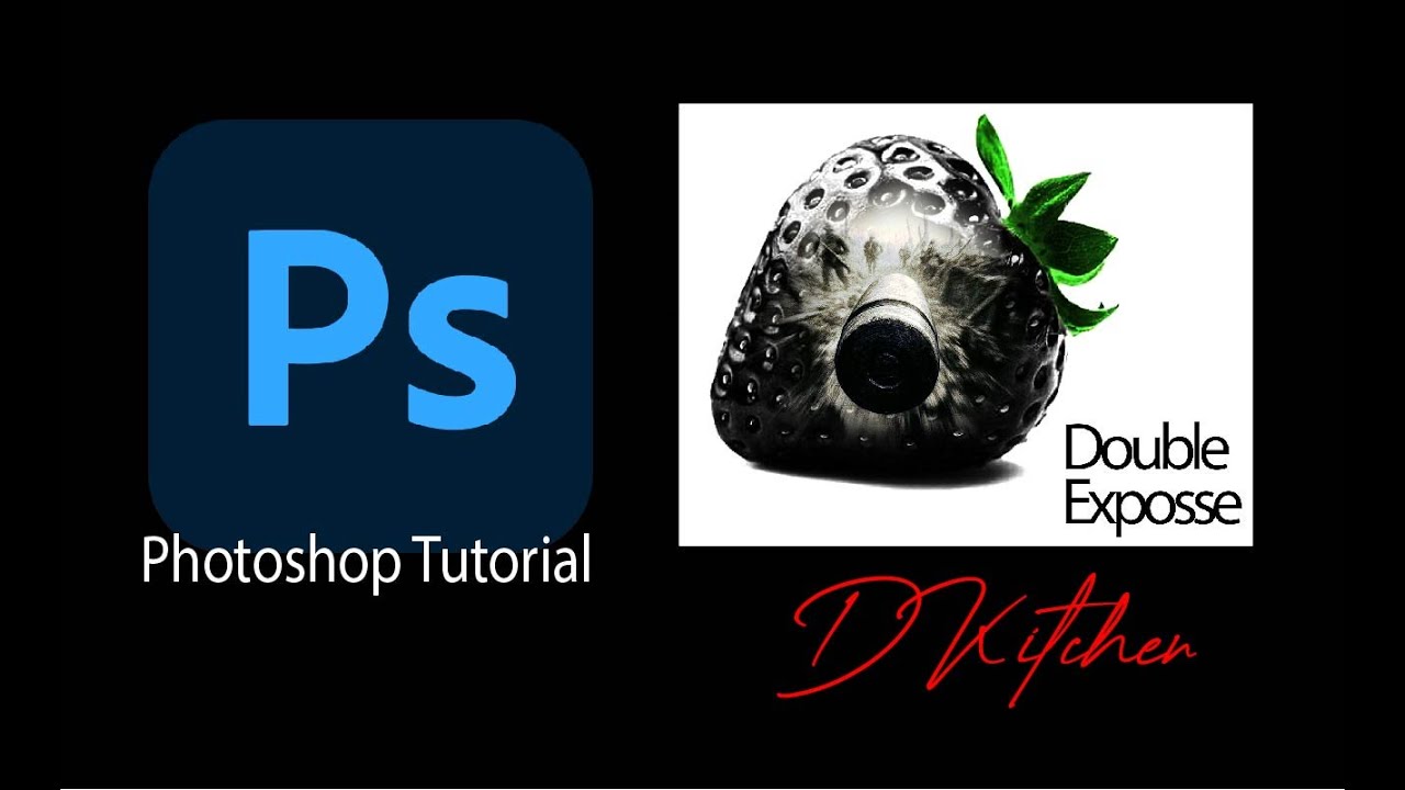 Photoshop Tutorial - Easy way l  Double Exposes l  Lesson l Graphics Design