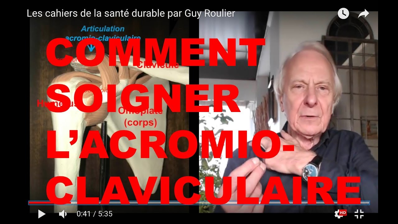 Vidéo Douleurs d'épaule : pensez à l'acromio-claviculaire ! par Guy Roulier