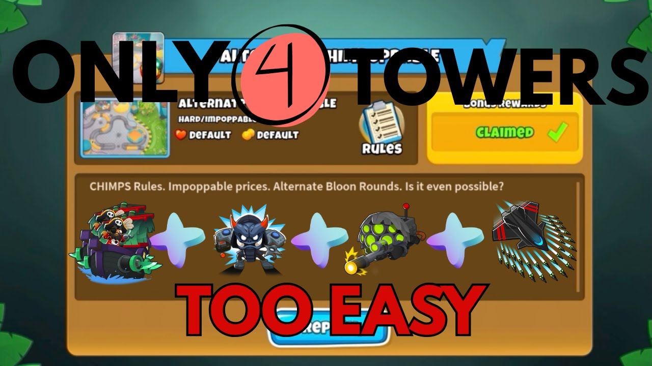 How To Beat Alternate Chimpoppable - BTD6
