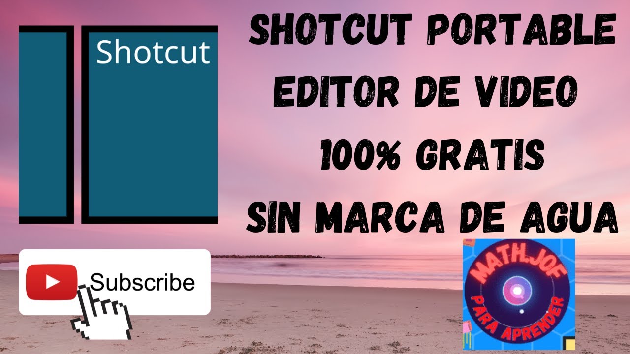 Descargar editor de videos shotcut portable y explicaci&oacute;n como usarlo