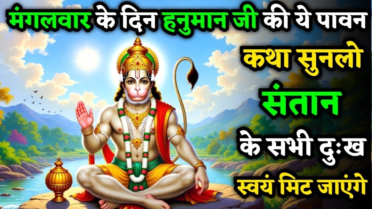 मंगलवार के दिन हनुमान जी की ये पावन कथा सुनलो संतान के सभी दुःख स्वयं मिट जाएंगे | Mangalwar Katha 