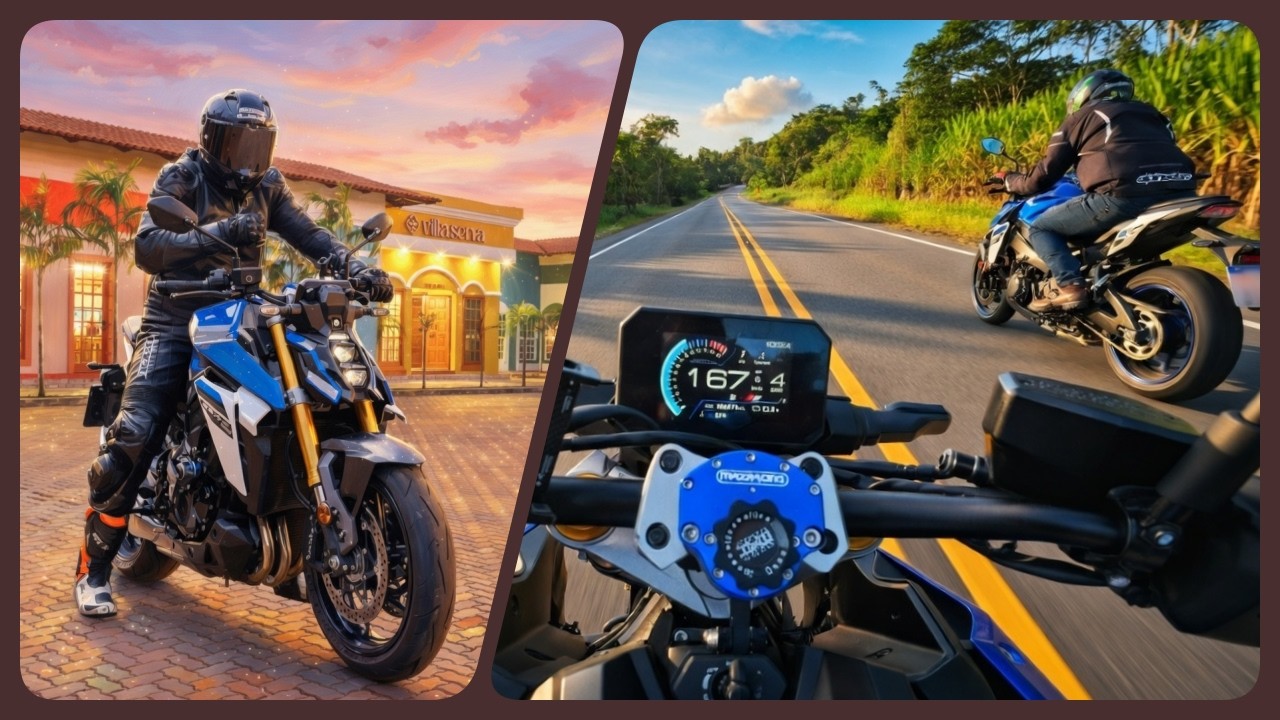 ACELERANDO COM A GSX-S1000 ATÉ A VILLA SERRA!