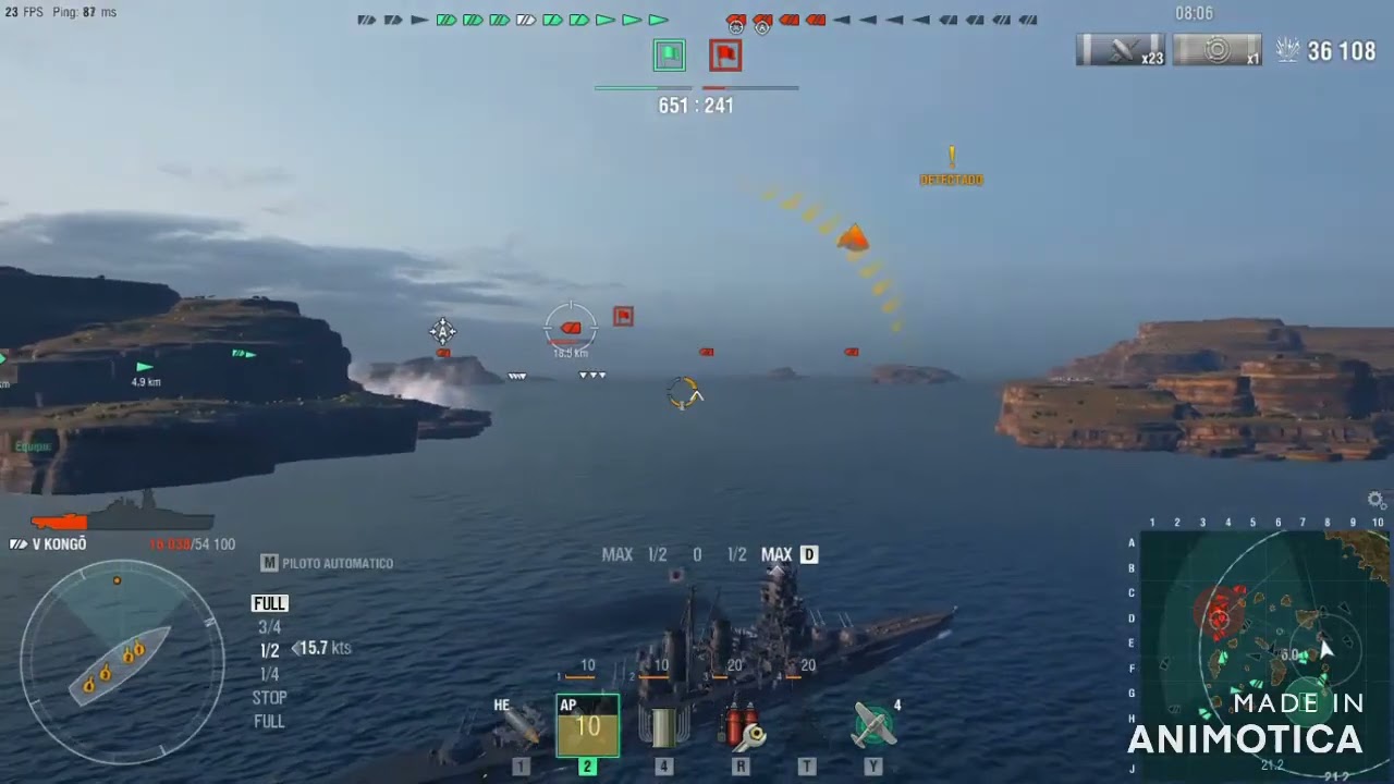 Un Manco Jugando World Of Warships jejeje