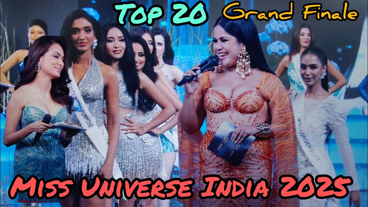 Top 20 Miss Universe India 2025 I Grand Finale Top 20 I #missuniverse #grandfinale #missindia