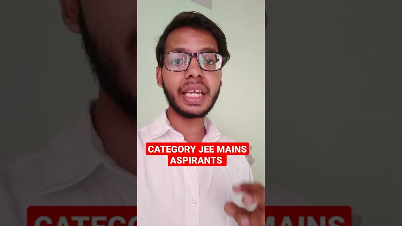 Jee mains 2022 news for category students #jeemains #jee #jeemains2022