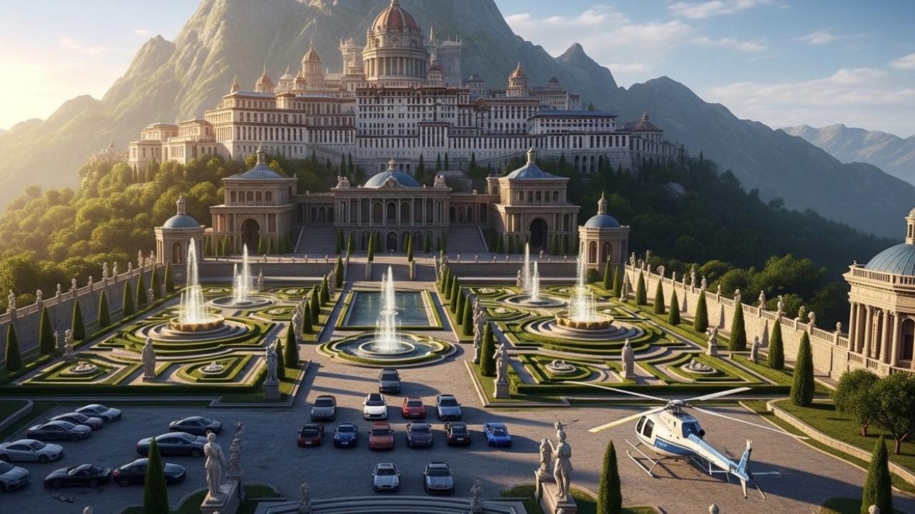 Inside the $900 Billion Ultra-Luxury Mega Palace | Mountain Crown Plateau