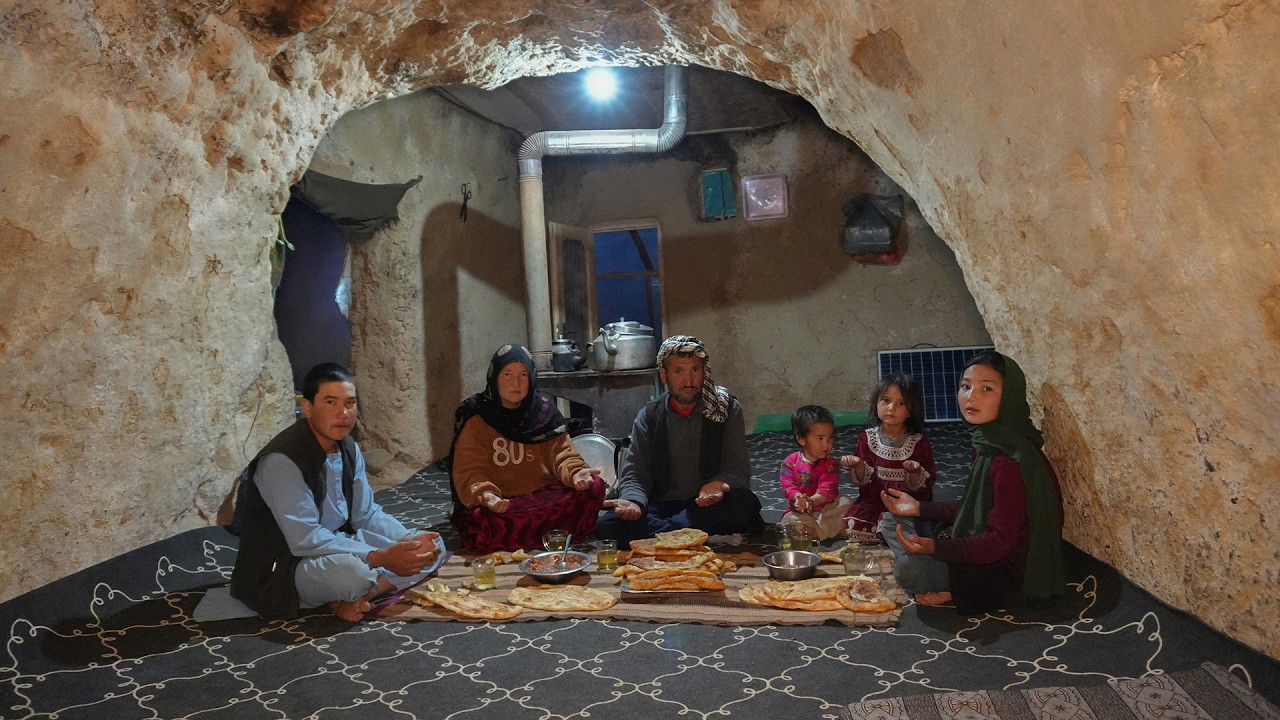Life in the Stone: Traditional Cooking & Survival in an Afghan Mountain Cave