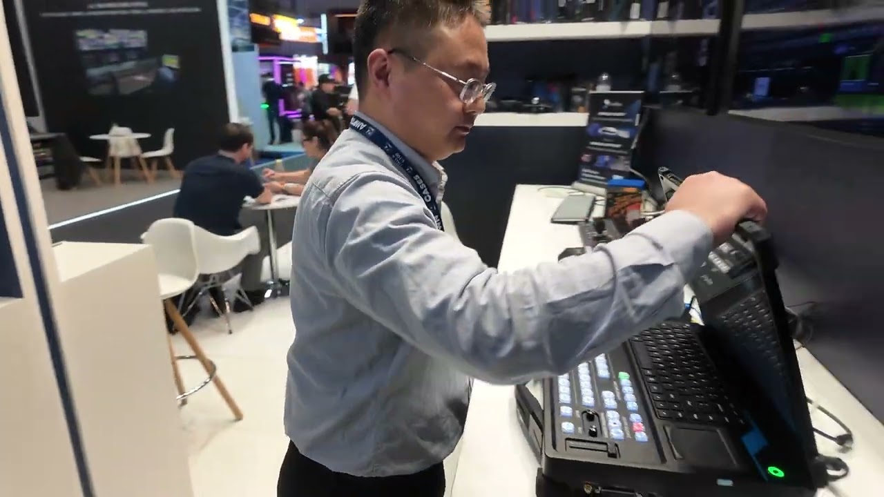 ISE2026 SanWarm SK-MiniS portable  live streaming solution and 1U rack control panel for TriCaster&hellip;&hellip;