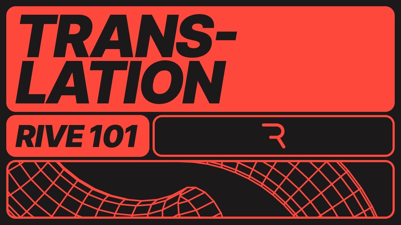 Rive 101 - 6.6 Translation Constraint