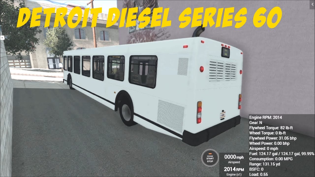 BeamNG Bus Mod 2/27/21: DETROIT DIESEL SERIES 60/ ALLISON B500R Jake Brake + Engine Sound