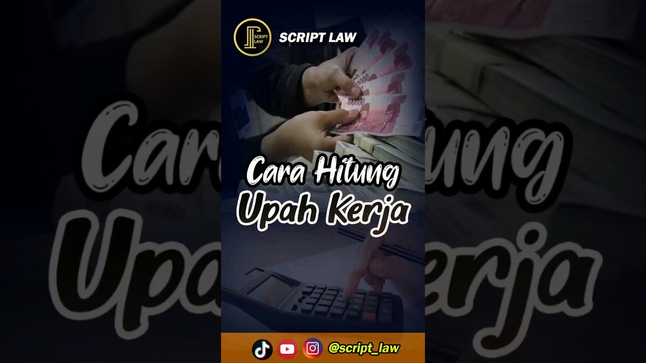 Hitungan Uang Pekerja #pekerja #upah #uang #umk #karyawan #perusahaan #edukasihukum