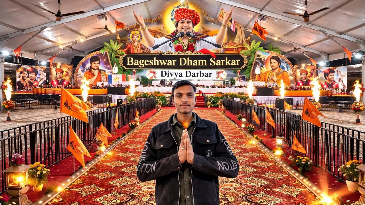 बागेश्वर बाबा Pushkar पहुँच गए 😍 | Grand Entry of Bageshwar Baba in Pushkar (full vlog)