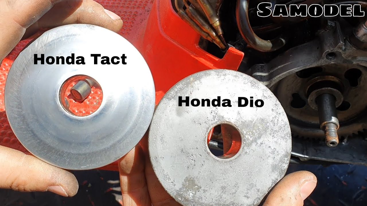 Замена вариатора Honda Tact AB07 #15
