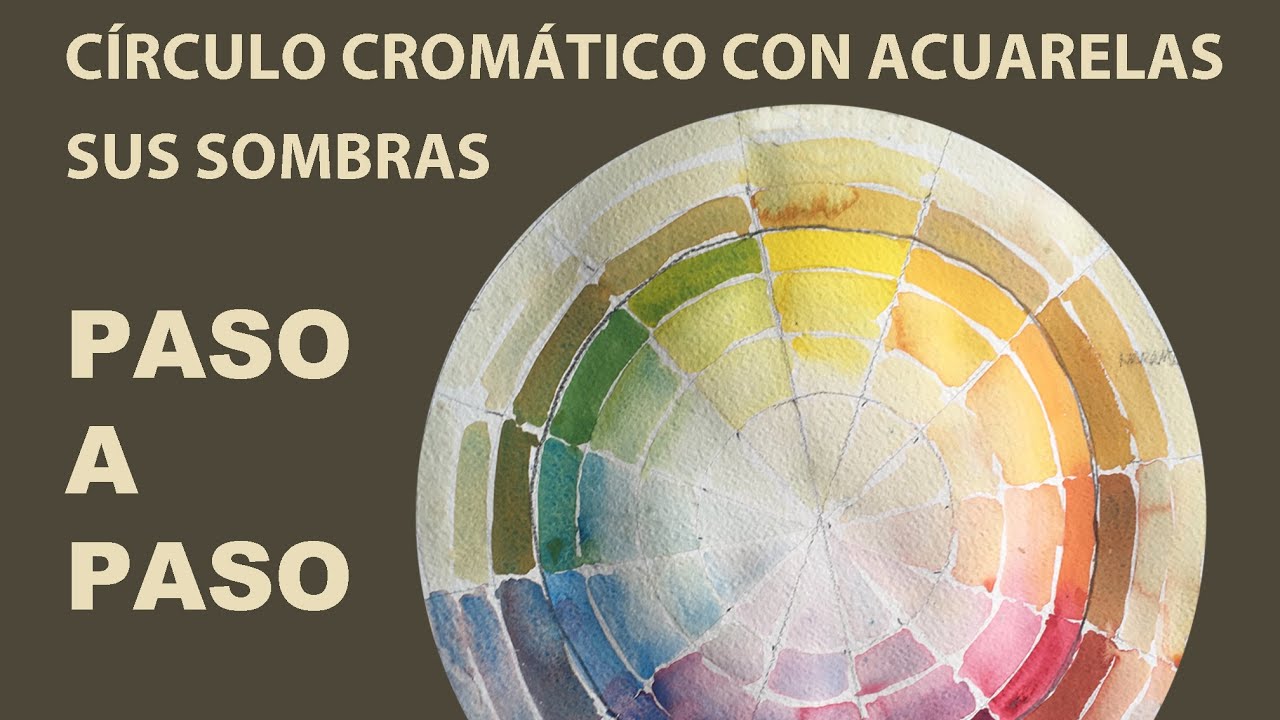 ACUARELA circulo cromatico sus sombras