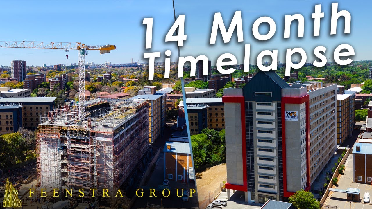 Riverside Student Apartments Construction Timelapse for Feenstra Group