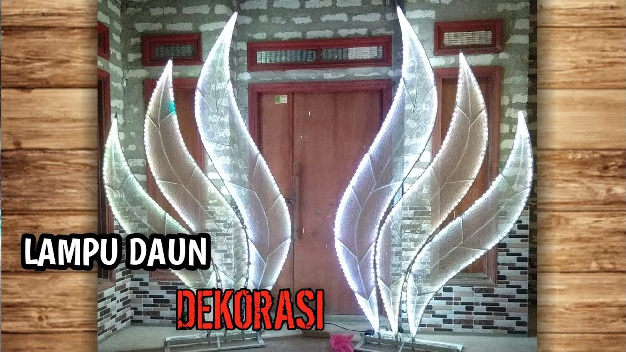 pemasangan kain brokat dan lampu led (part2)