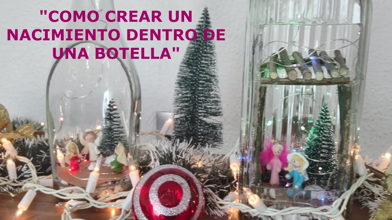 NACIMIENTO DENTRO DE UNA BOTELLA