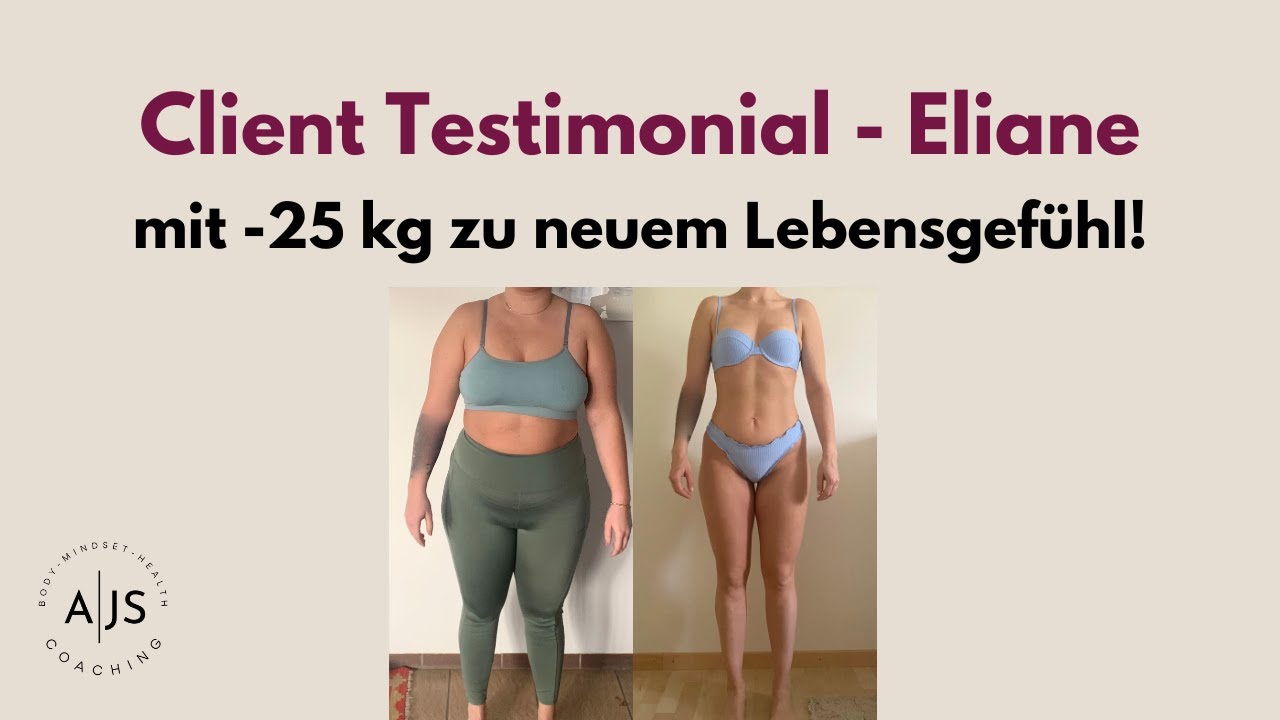 Testimonial mit Eliane (-25 kg insgesamt)