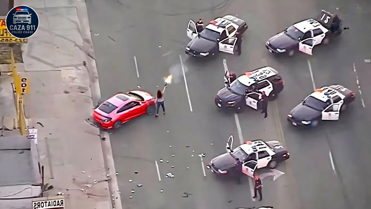 No Mercy High-Speed Police Chases CRAZY Moments Brutal PIT Maneuvers Caught on Dashcam #28