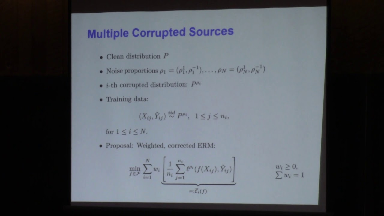 Learning from Multiple Biased Sources - Clayton Scott