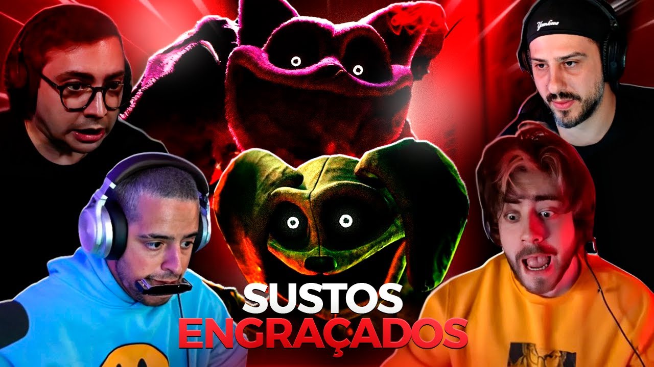 OS MAIORES SUSTOS EM LIVE #18 - Streamers jogando Jogos de Terror