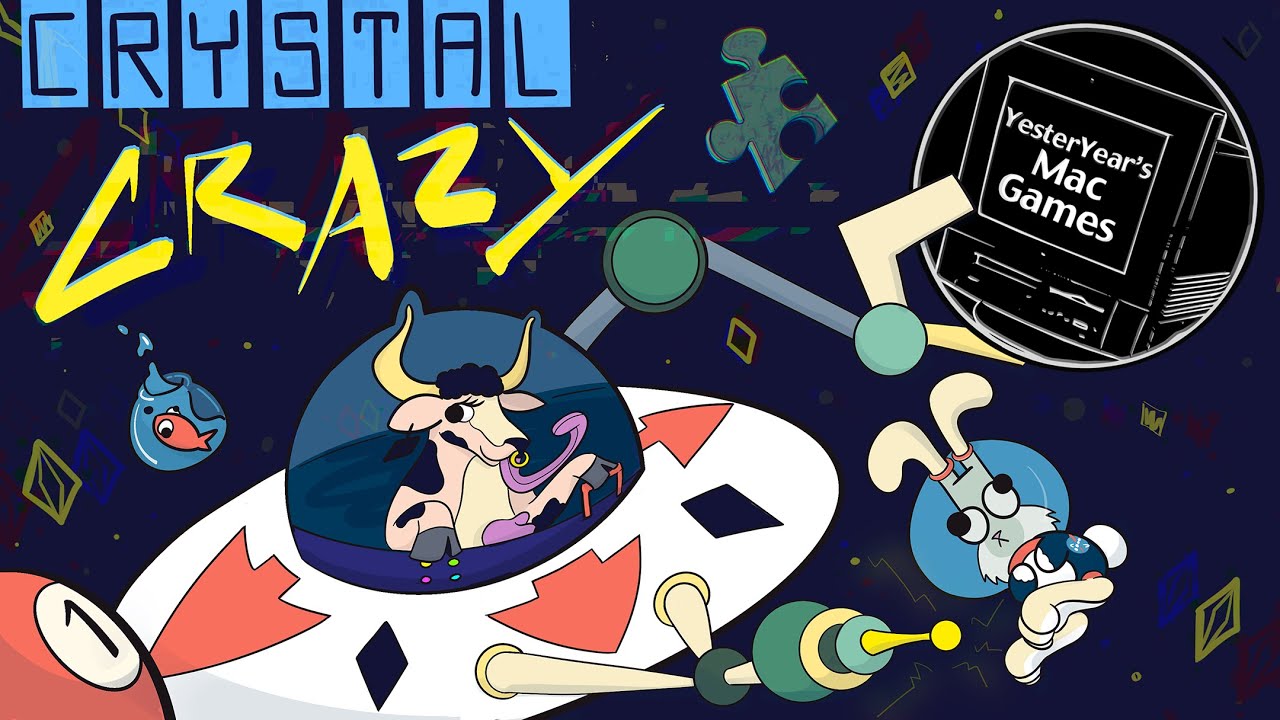 Crystal Crazy – захватывающий и великолепный аркадный шутер/граббер для классической версии macOS.