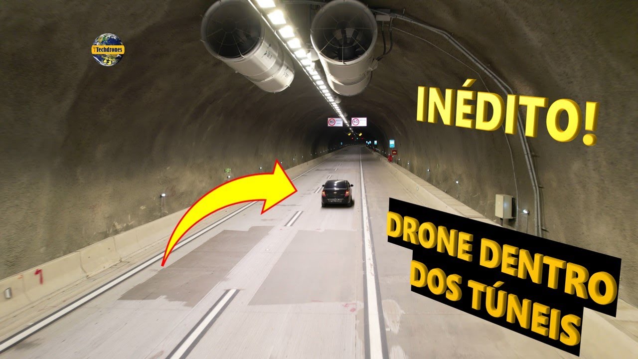 OBRAS RODOVIA DOS TAMOIOS GRAVAMOS DENTRO DO MAIOR TÚNEL DO BRASIL 5.555m ANTES DA INAUGURAÇÃO
