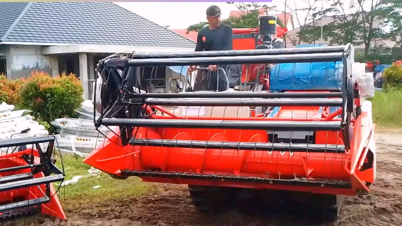 Tutorial perawatan  combine harvester rakindo