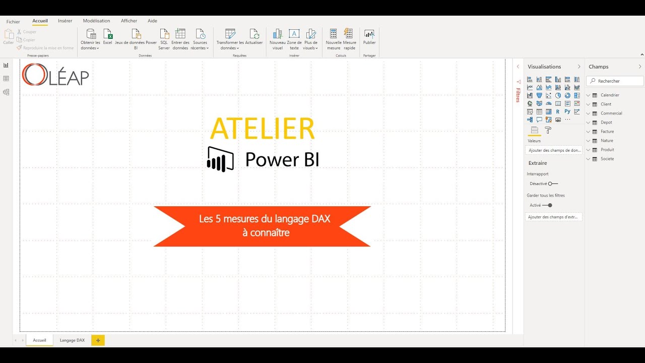 Power Bi - Les 5 mesures DAX à connaître