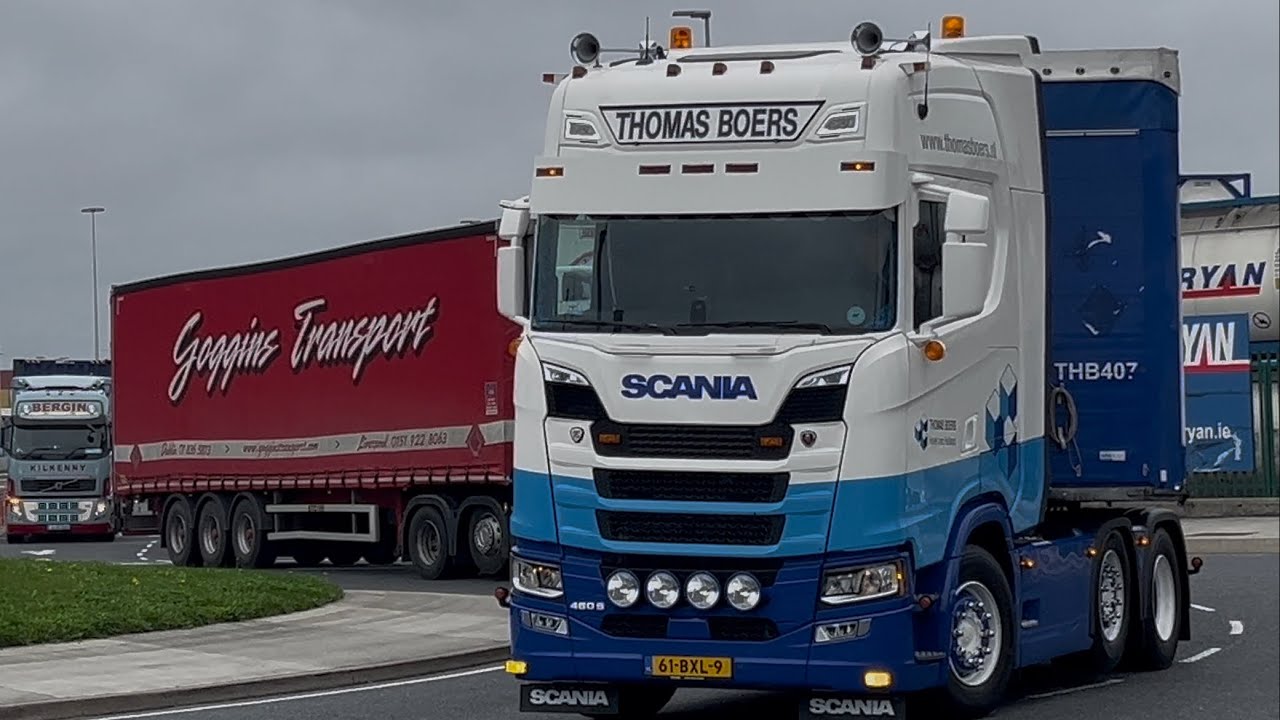 Truck Spotting in Ireland - October 2025 at Dublin Port 
