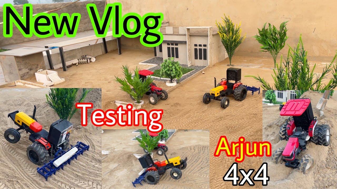 Arjun and hmt 5911 Tractor Model testing remote control