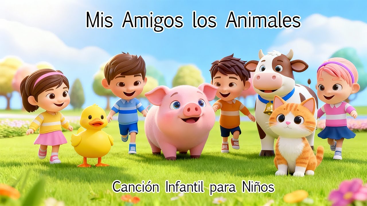 ¡Hola Amigos Animales! 🐶🦆🐷 Canciones Infantiles para Bailar
