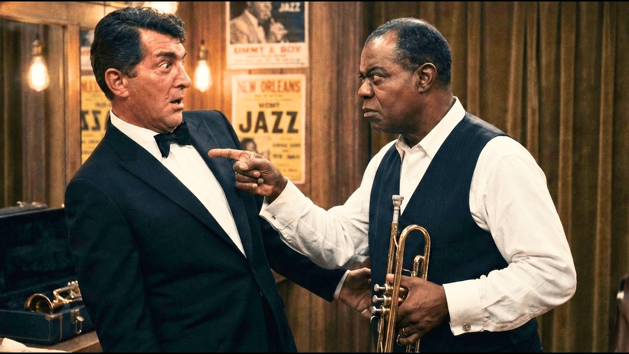 The Night Dean Martin Became Dino Again — A Challenge from Louis Armstrong