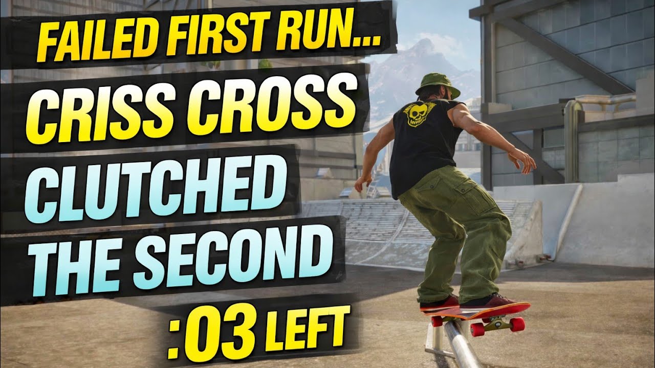 Skate 4 Challenge: Criss Cross | Failed First Run… Clutched the Second | Pure Gameplay