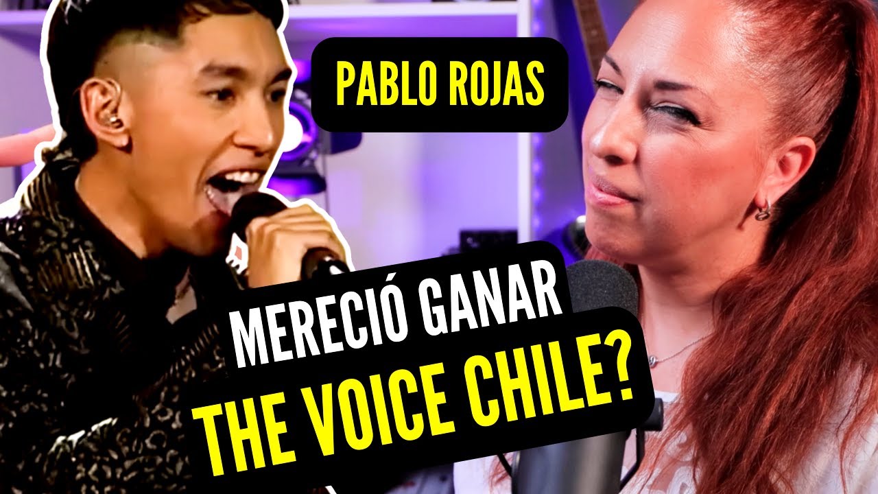 PABLO ROJAS GANADOR THE VOICE CHILE | analizo su final | Vocal Coach reaction & analysis