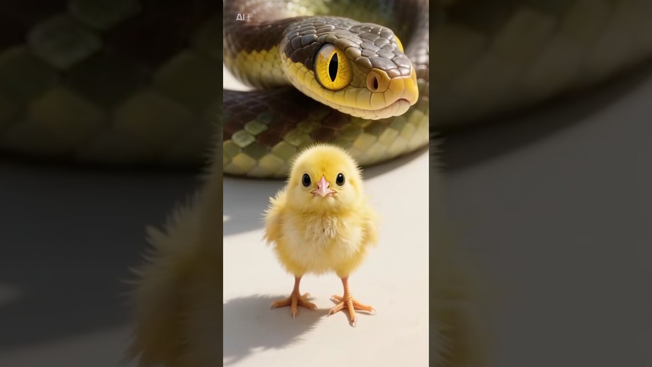 Chick vs. Snake: Unexpected Encounter!