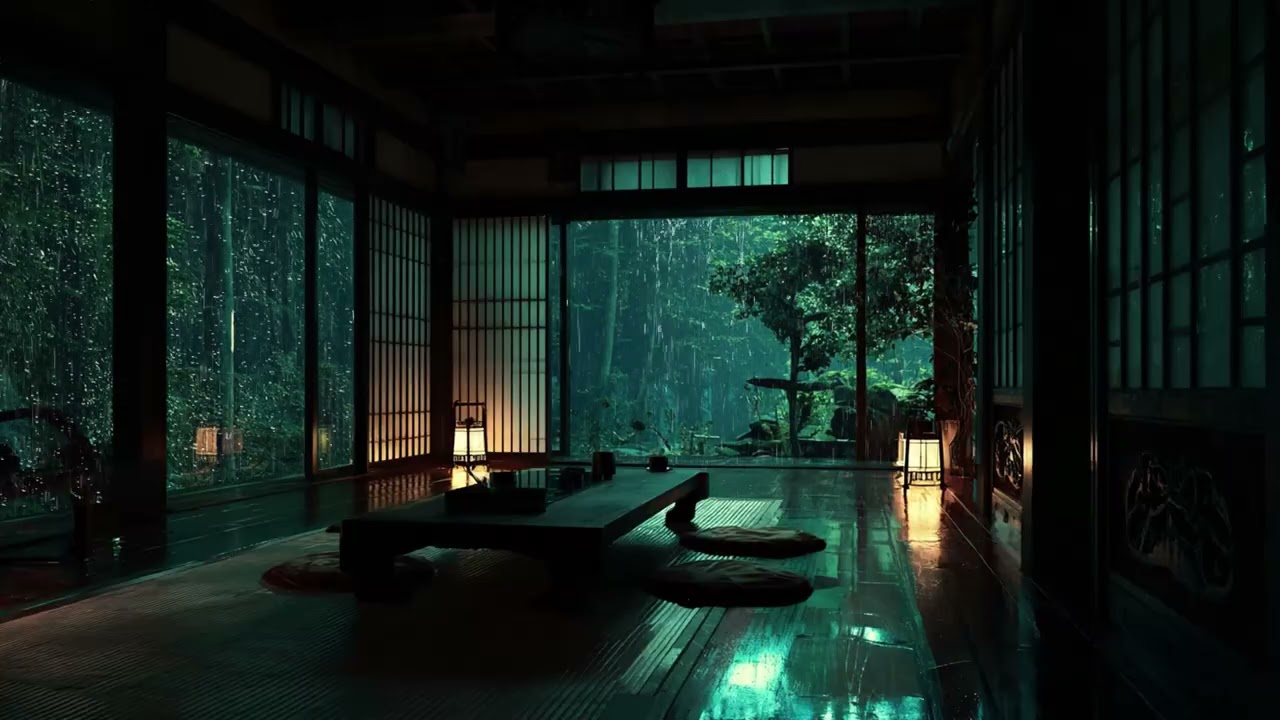 Anxiety Relief and Mind Healing Music | Peaceful Piano with Rain Tapping on Glass