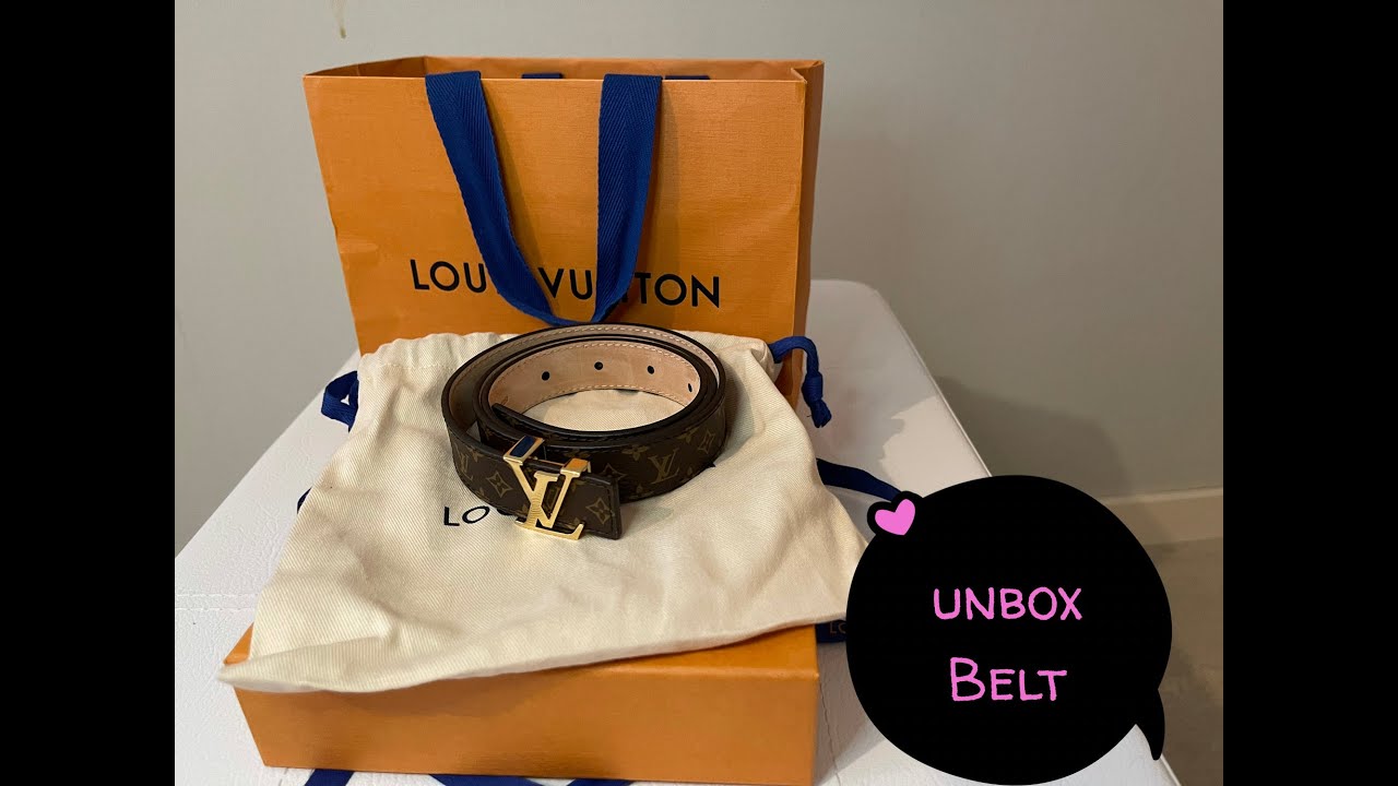 Unbox Belt Louis Vuitton.      Đập hộp thắt lưng lv