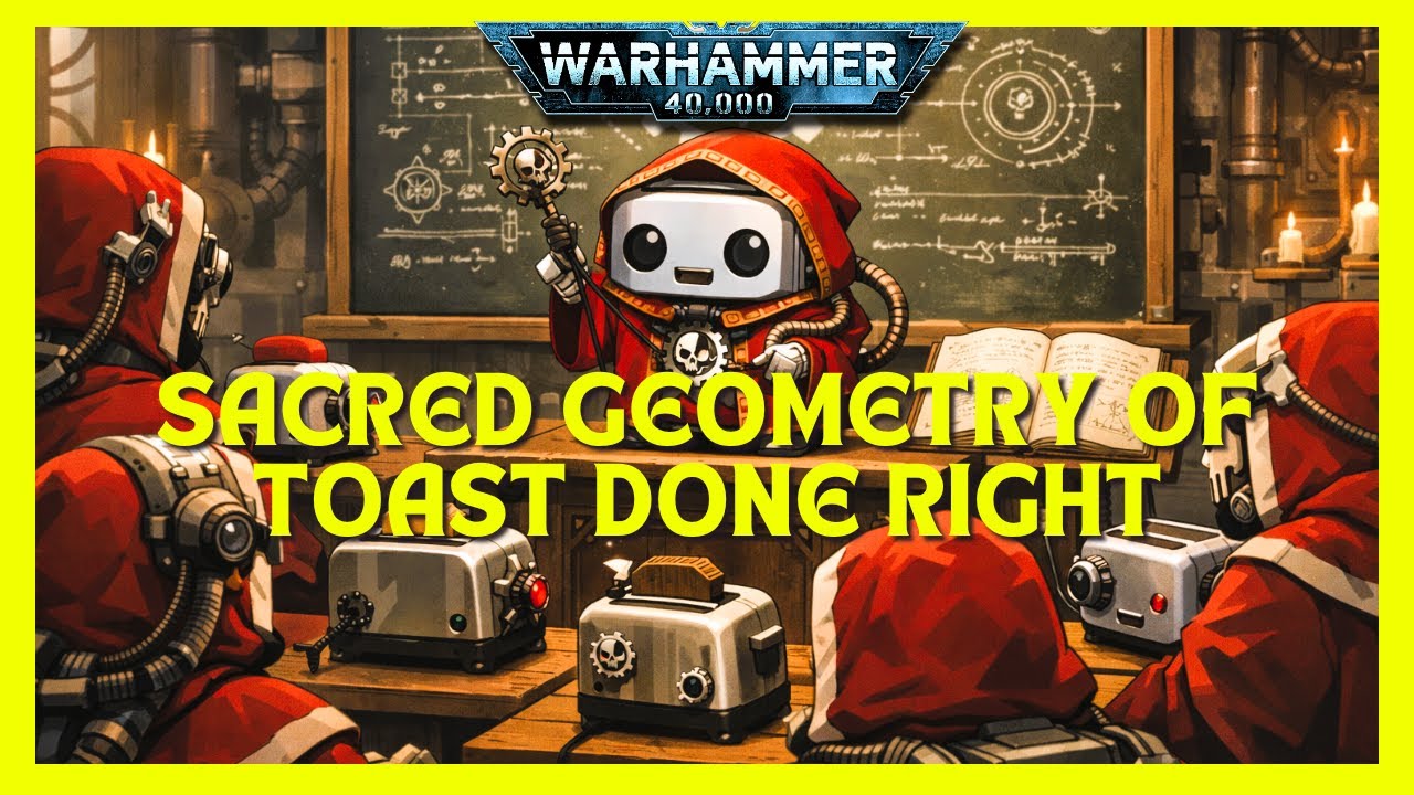 Sacred Geometry Of Toast Done Right - song inspired by Warhammer 40k | Adeptus Mechanicus x Toaster