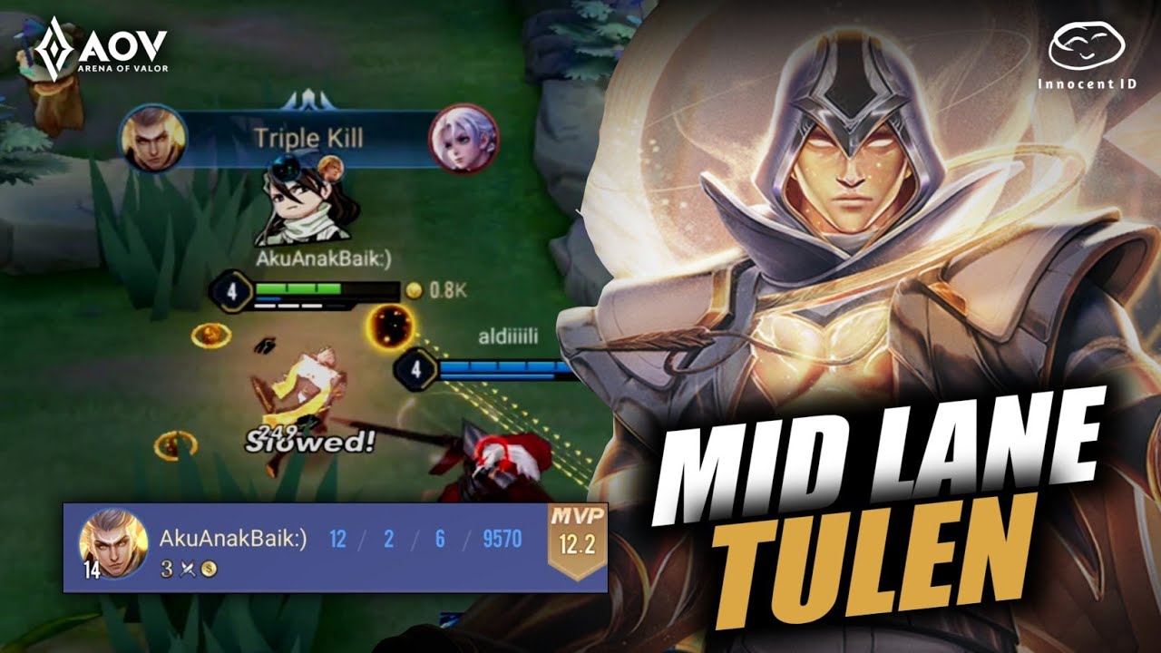 BEST Mid Lane Hero? - Tulen Item Build and Gameplay | Arena of Valor