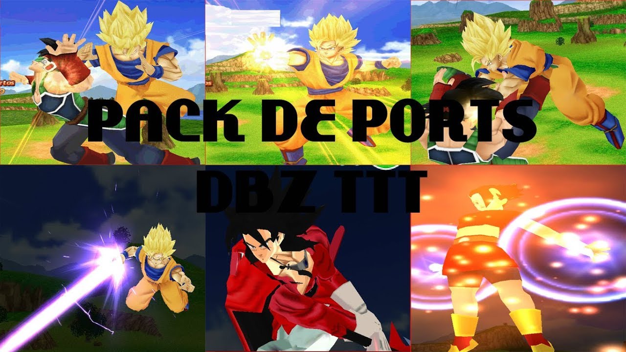 DESCARGA!!!!! YA PACK DE PORTS DBZ BT2, BT3 A TTT