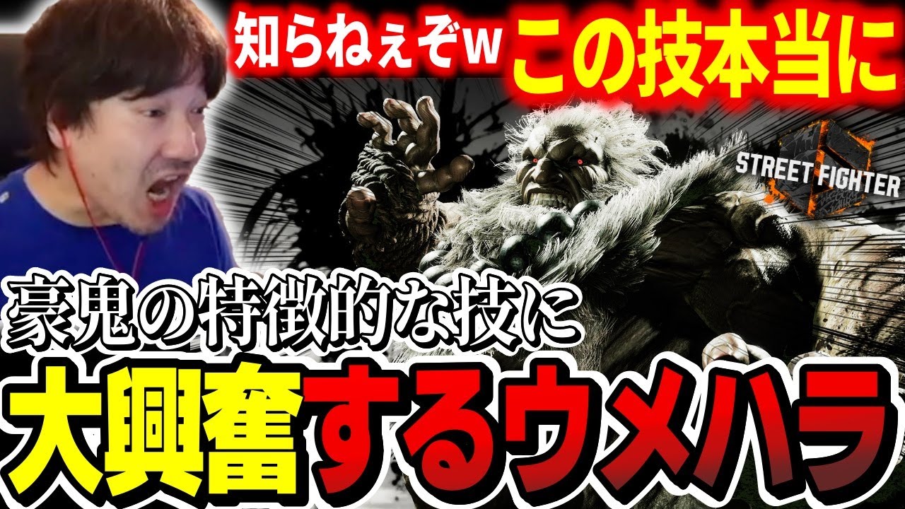 Daigo loses his mind checking out Akuma's normal attacks 【Daigo Umehara】【clip】【SF6】