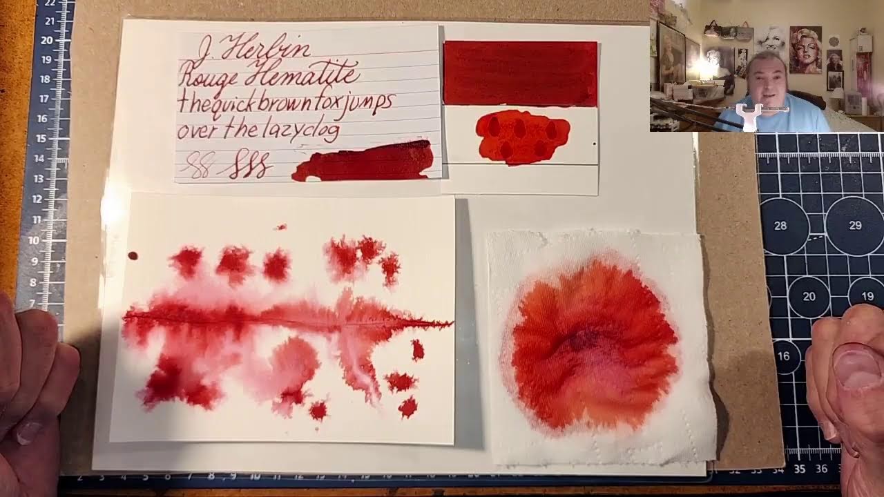 #30inks30days June 10 2023 J herbin Rouge Hematite