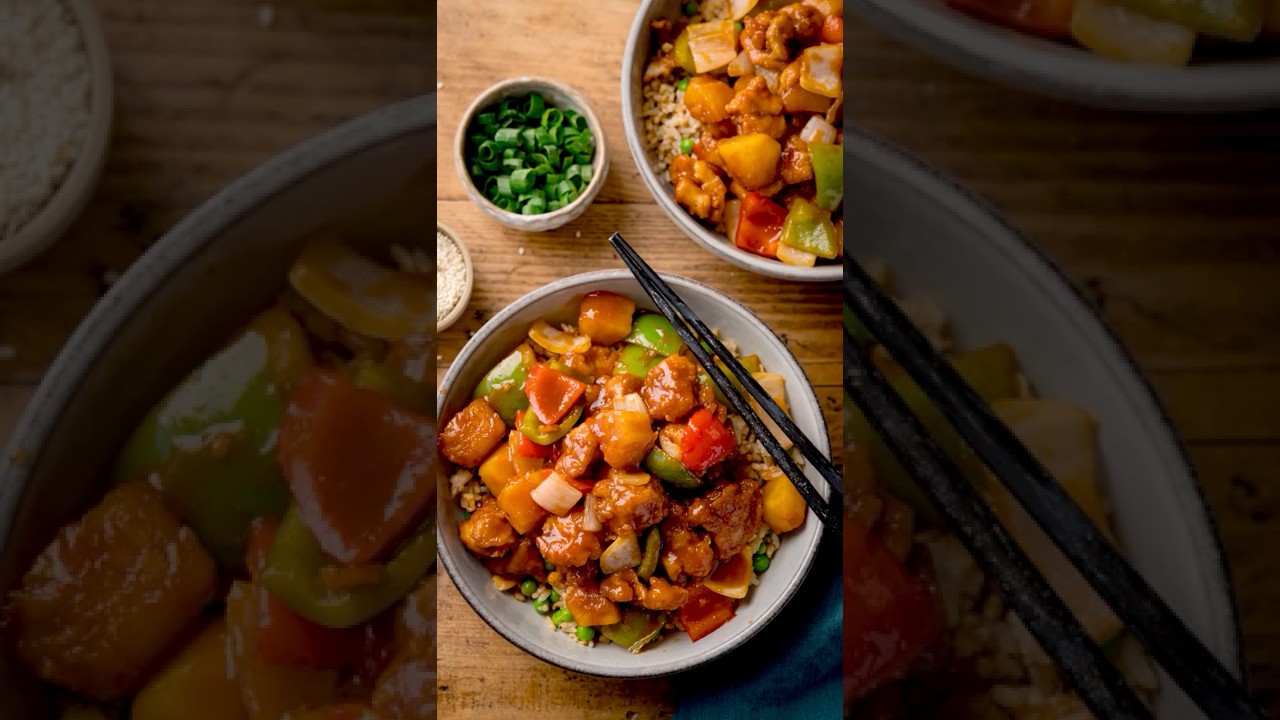 ✨ Air Fryer Fakeaway SERIES! ✨ EP1: Air Fryer Sweet & Sour Chicken!