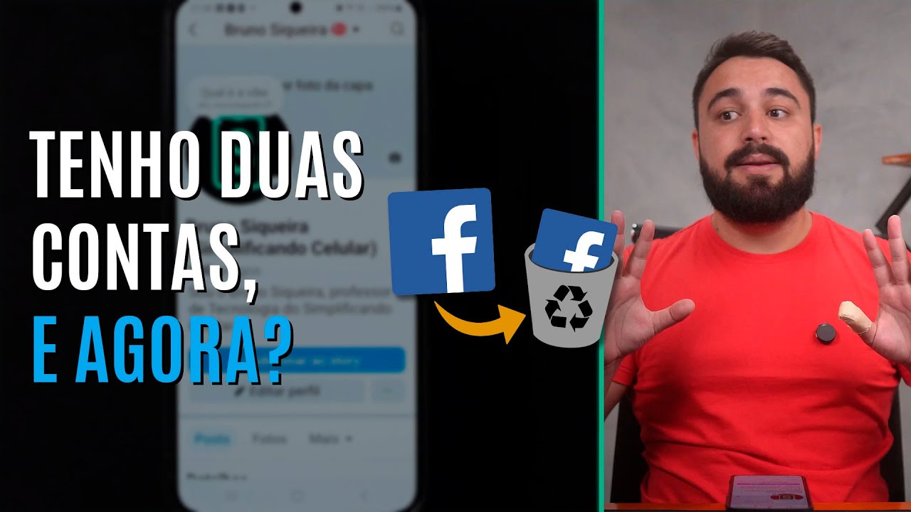 COMO EXCLUIR UMA DAS MINHAS CONTAS DO FACEBOOK PELO APP