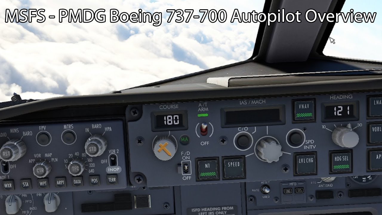Обзор автопилота MSFS - PMDG Boeing 737-700