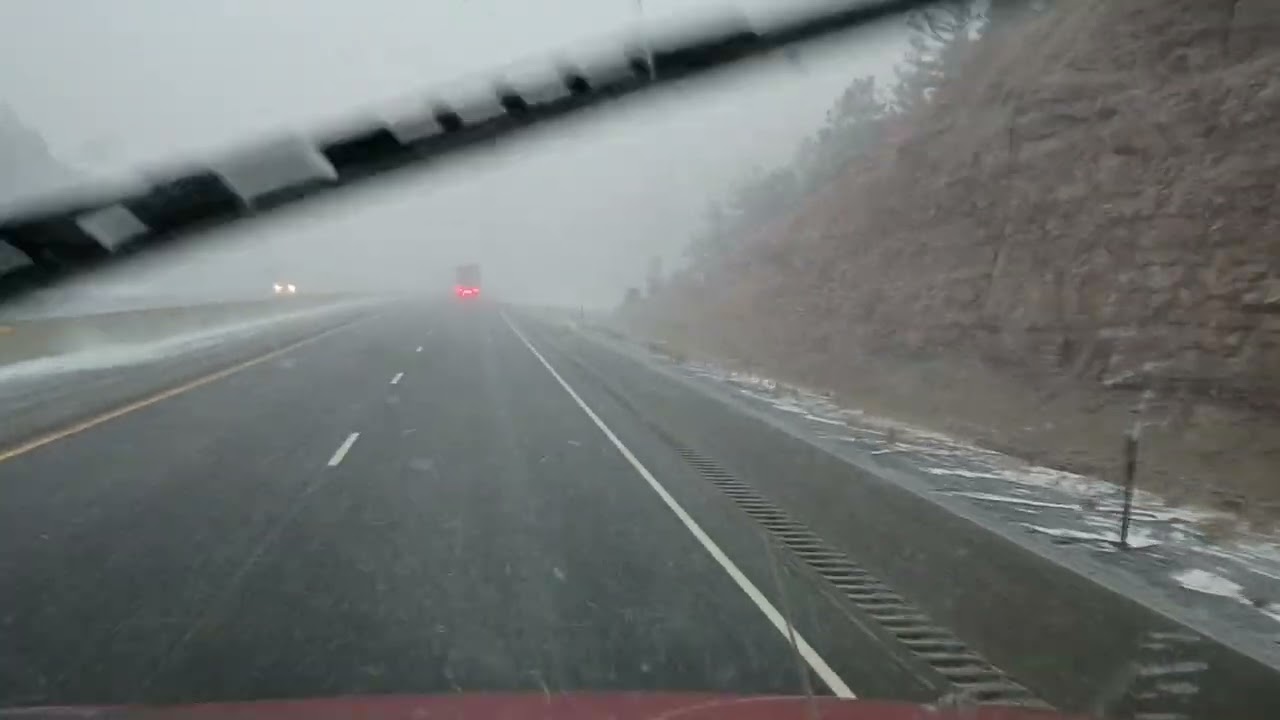 Going through I 80 in Wyoming 